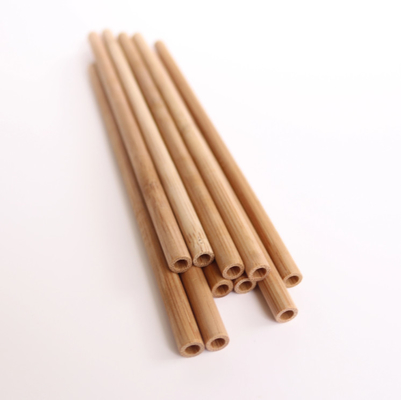 Biodegradable дружелюбных бамбуковых многоразовых солом Eco Compostable с уборщиком соломы