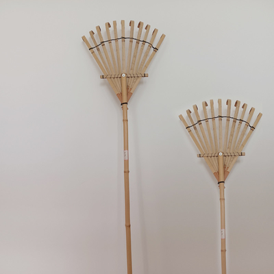 Сад естественной бамбуковой грабл Handmade сгребает подгонянную поддержку бороны