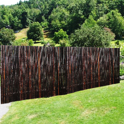 Естественный Handmade 1.5x1.5m декоративный бамбуковый ограждать завальцовки задворк загородки