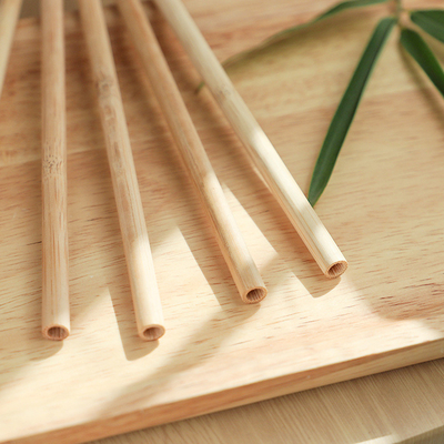 Biodegradable бамбуковые естественные выпивая соломы для выпивать кофе холодный
