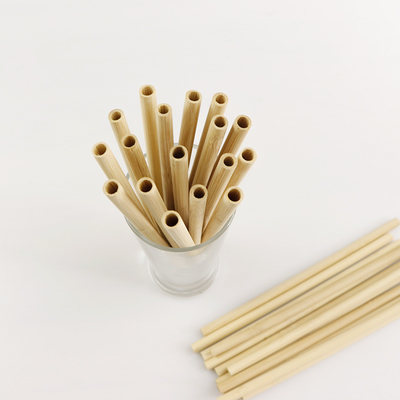 Compostable органические бамбуковые соломы подгоняли пользу коктейля сока перемещения логотипа